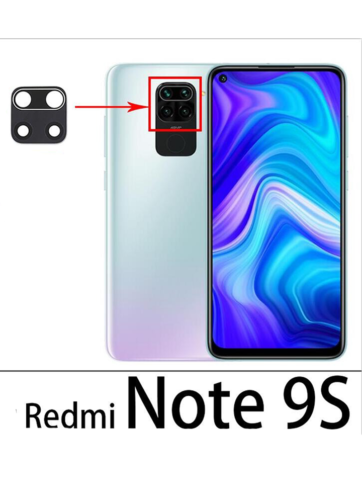 Cristal de Cámara para Xiaomi Redmi Note 9s